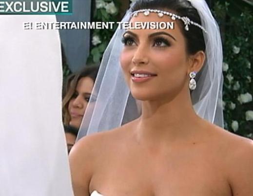 Kim Kardashian Wedding Makeup Tutorial kim dash wedding photo